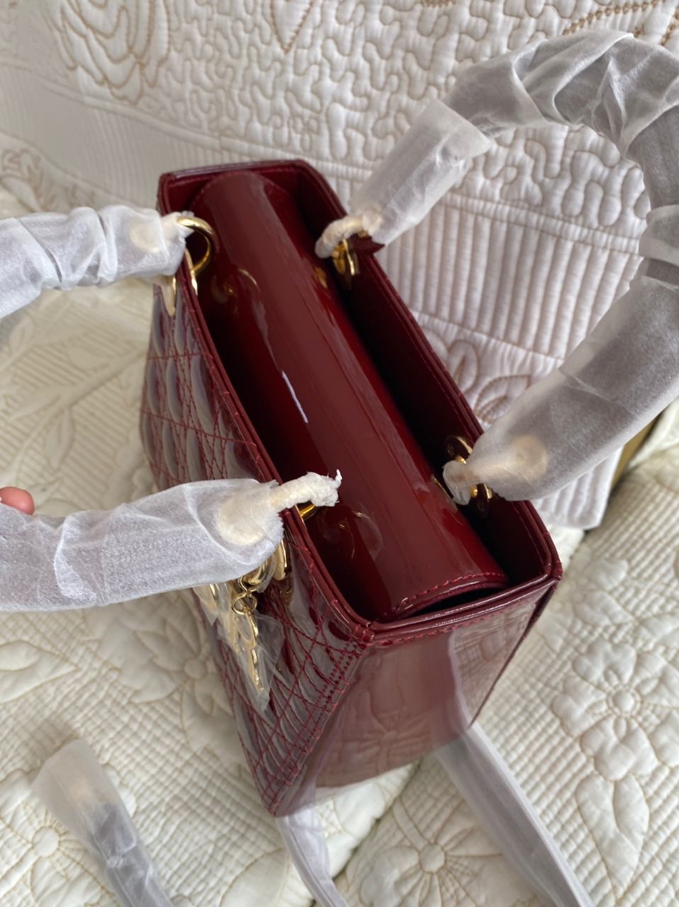 Lady Dior-Bourgogne (2 Tailles)