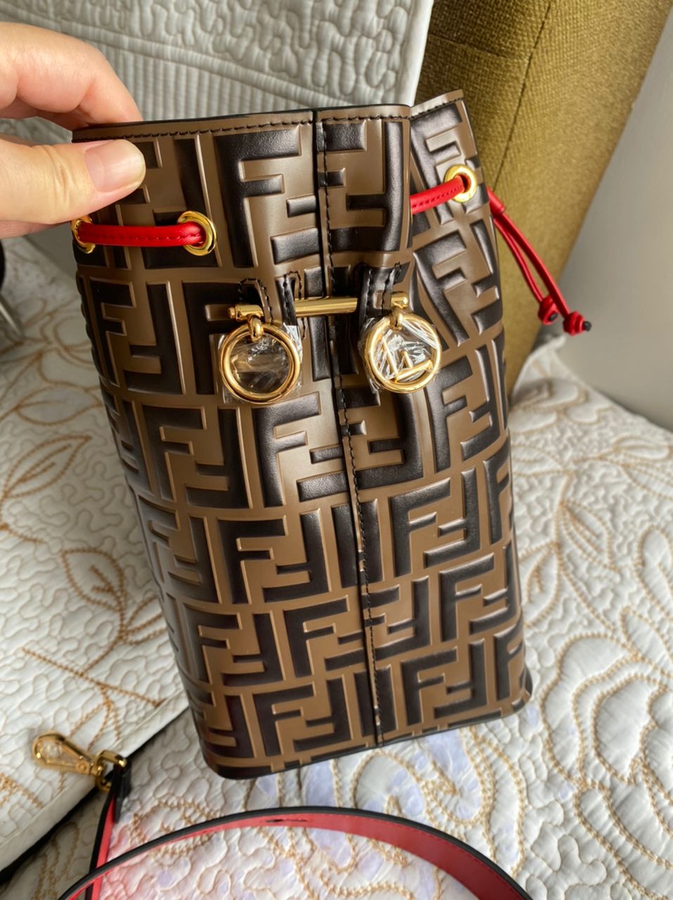 Mon Trésor Marron + Rouge FF Embossé