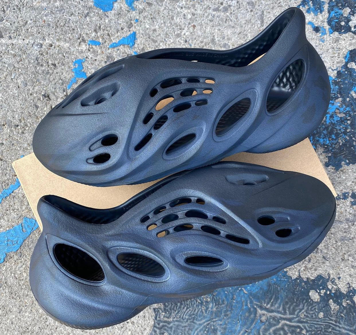 Mineral Blue (Black) Yeezy Foam Runner