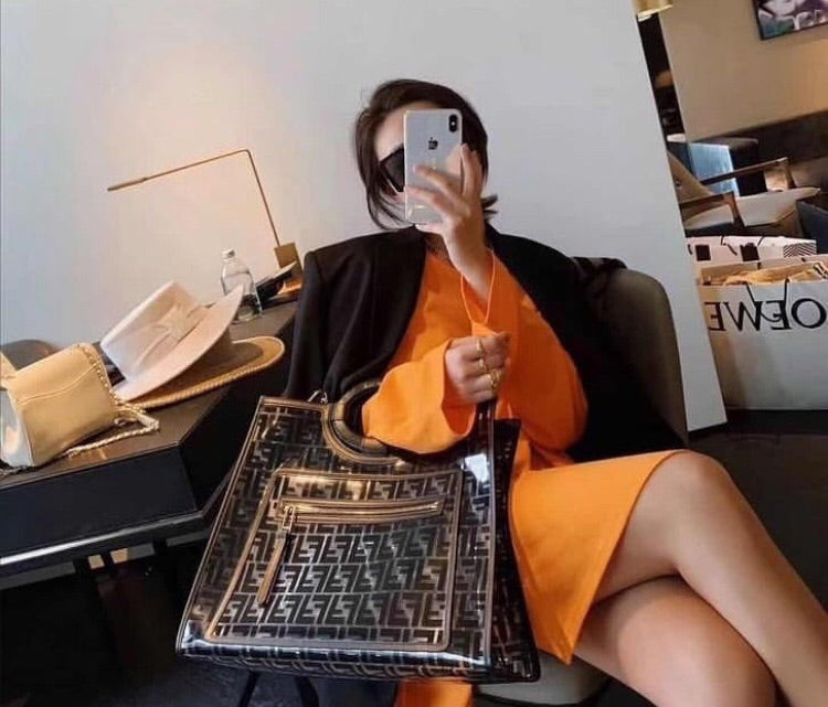 Large Transparent FF Tote