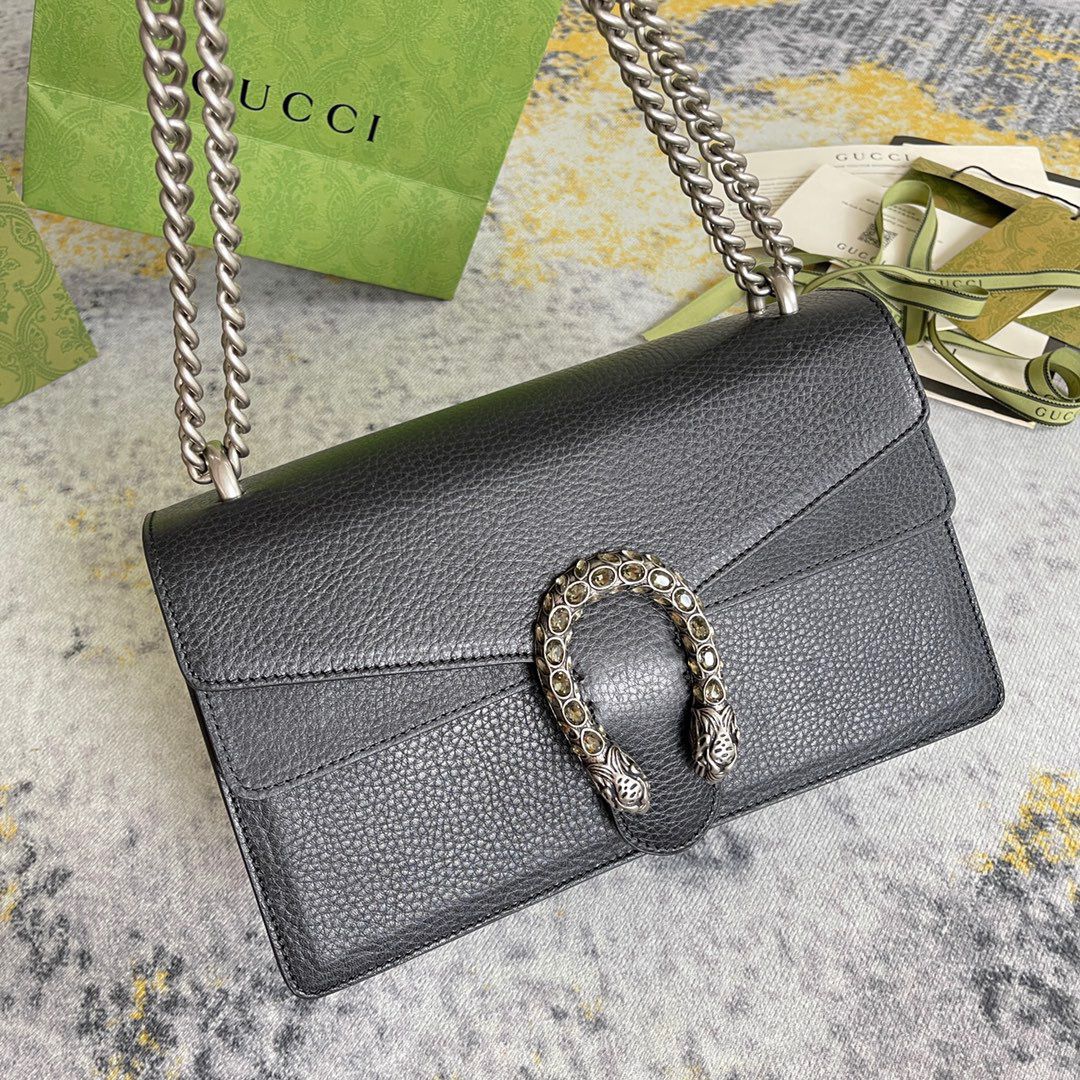Dionysus Sac bandoulière en cuir noir