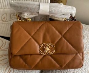 Sac à rabat marron 19