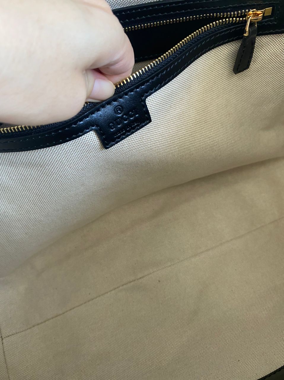 Cabas moyen en cuir matelassé