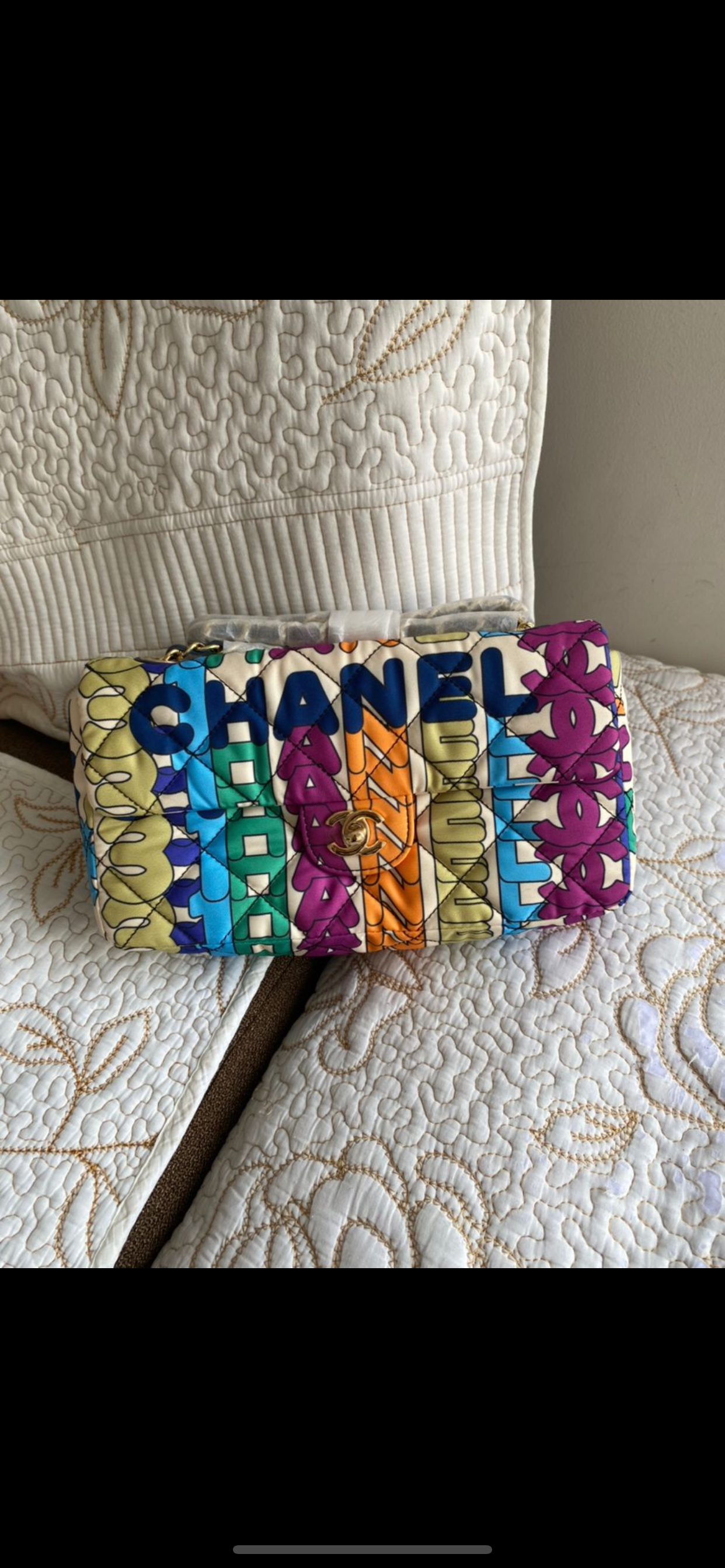 Multicolor Flap Bag