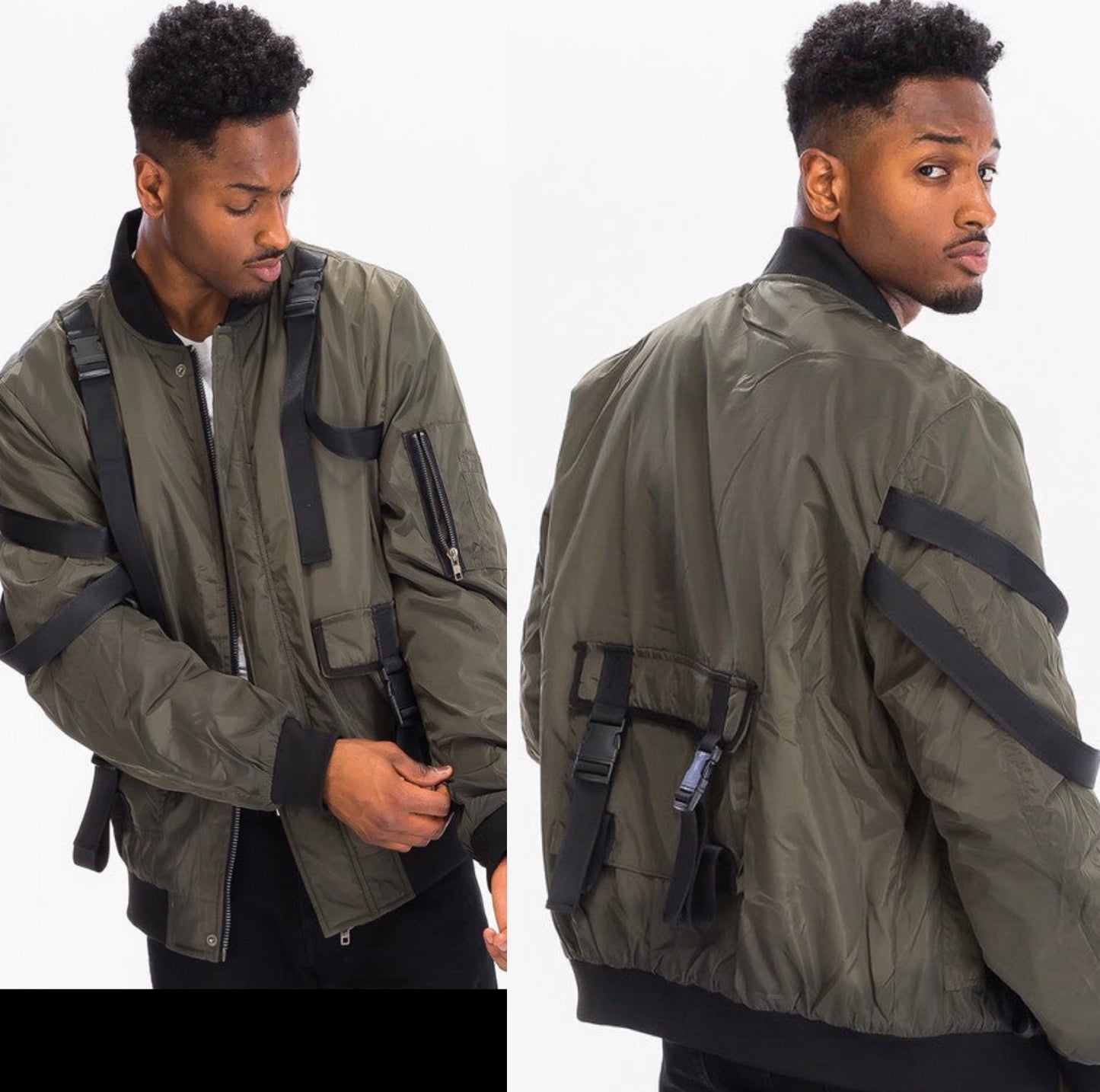 VESTE UTILITAIRE À BRACELET POUR HOMMES