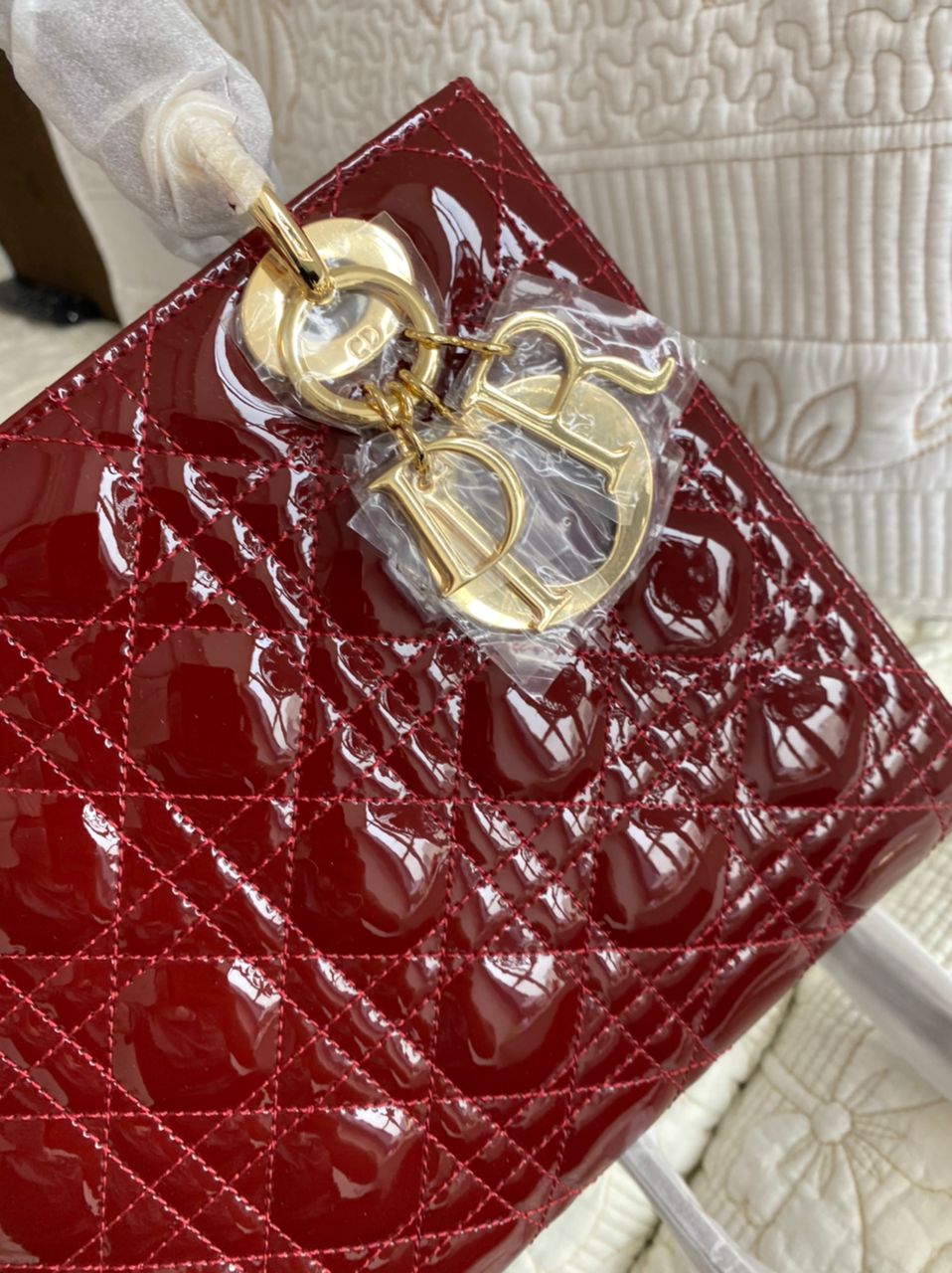 Lady Dior-Bourgogne (2 Tailles)