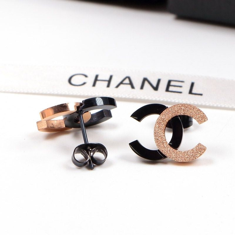 Pendientes Coco Oro + Negro