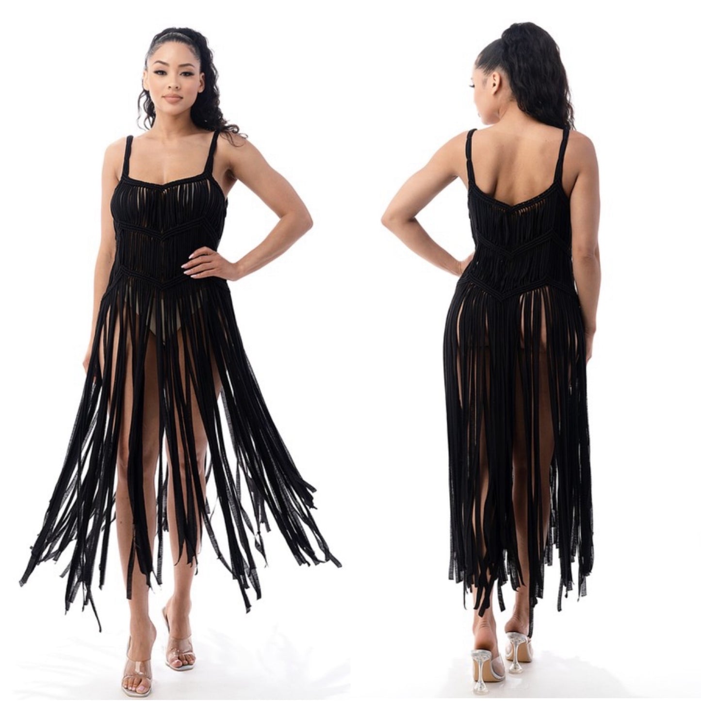 "Flawless Fringe" Beach Cover Up
