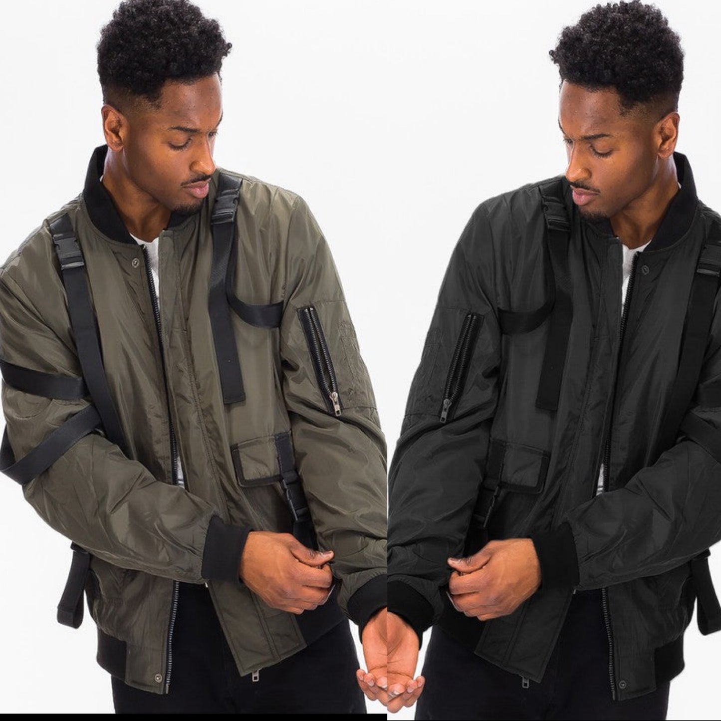 VESTE UTILITAIRE À BRACELET POUR HOMMES