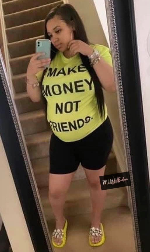 Camiseta Ganar dinero, no amigos