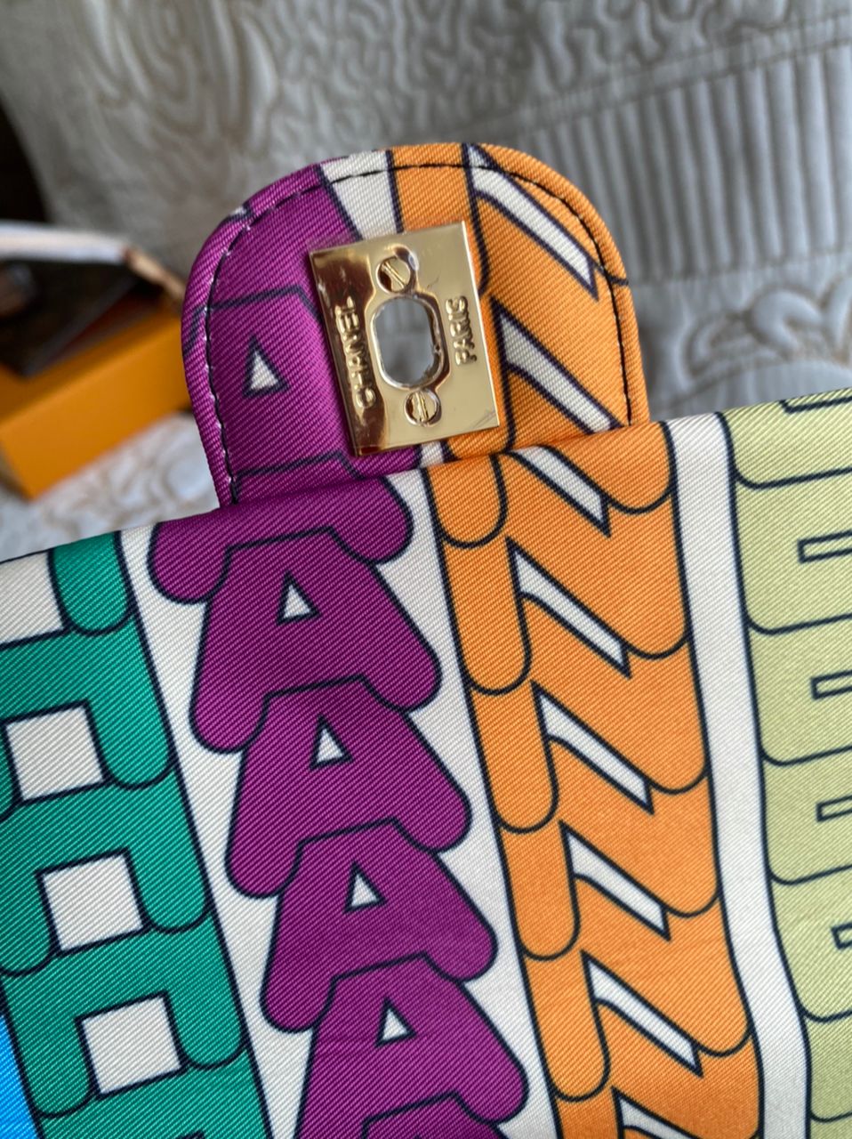 Multicolor Flap Bag