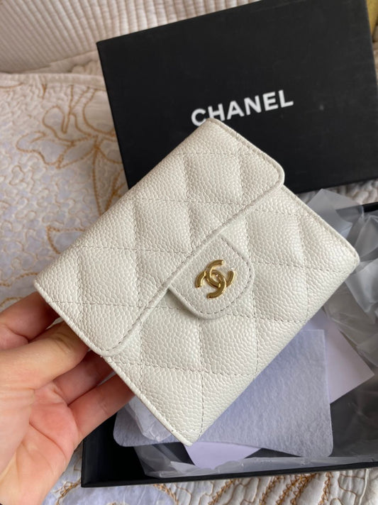 Portefeuille Cavier Coco Blanc