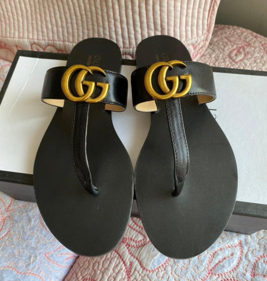 Sandale noire classique GG Sz 12