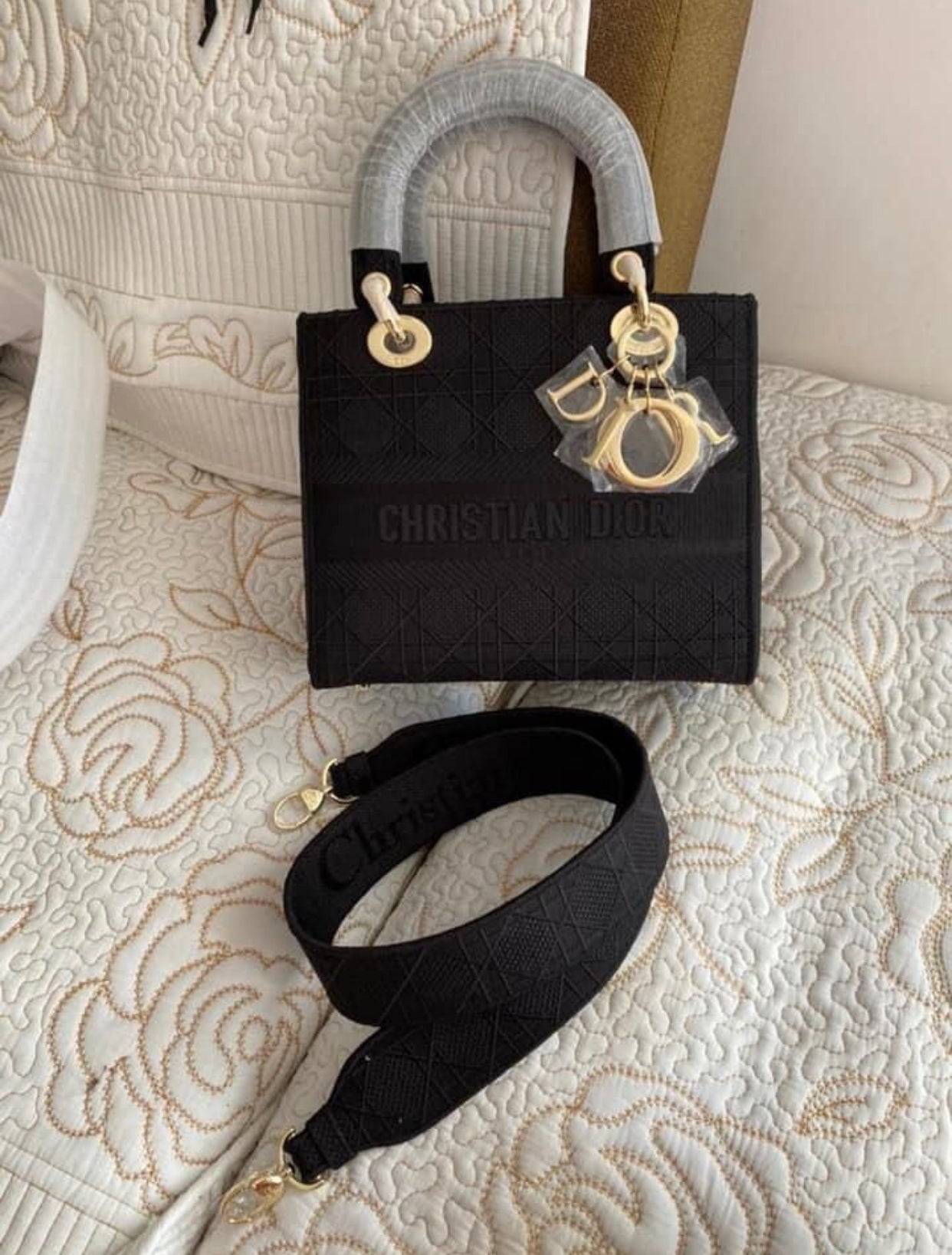 Sac Lady D-Lite moyen noir