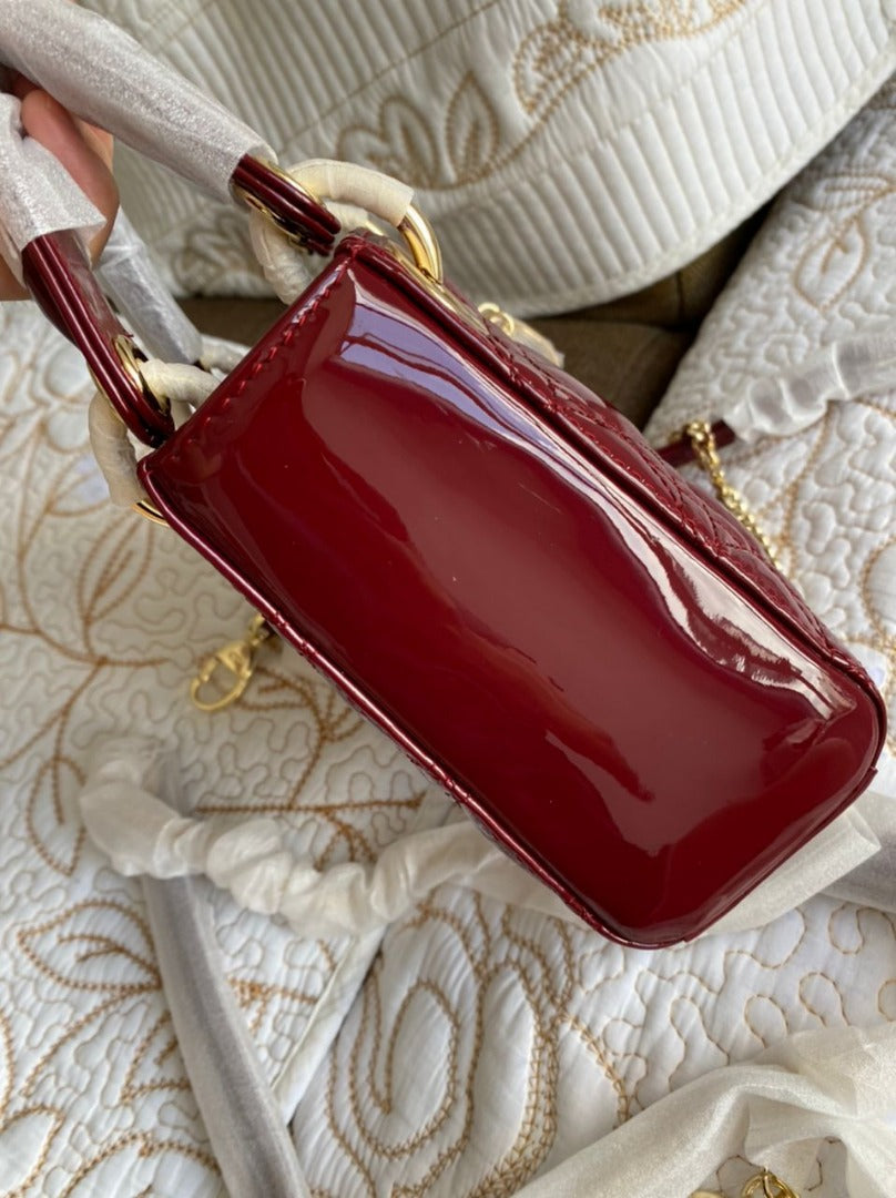 Lady Dior-Bourgogne (2 Tailles)