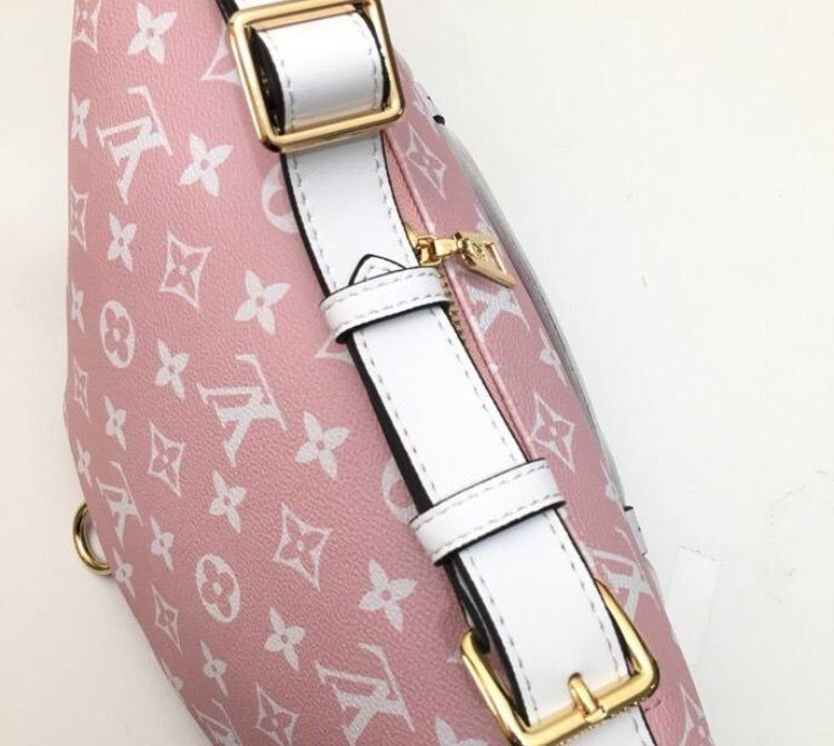 Red Monogram Fanny Pack