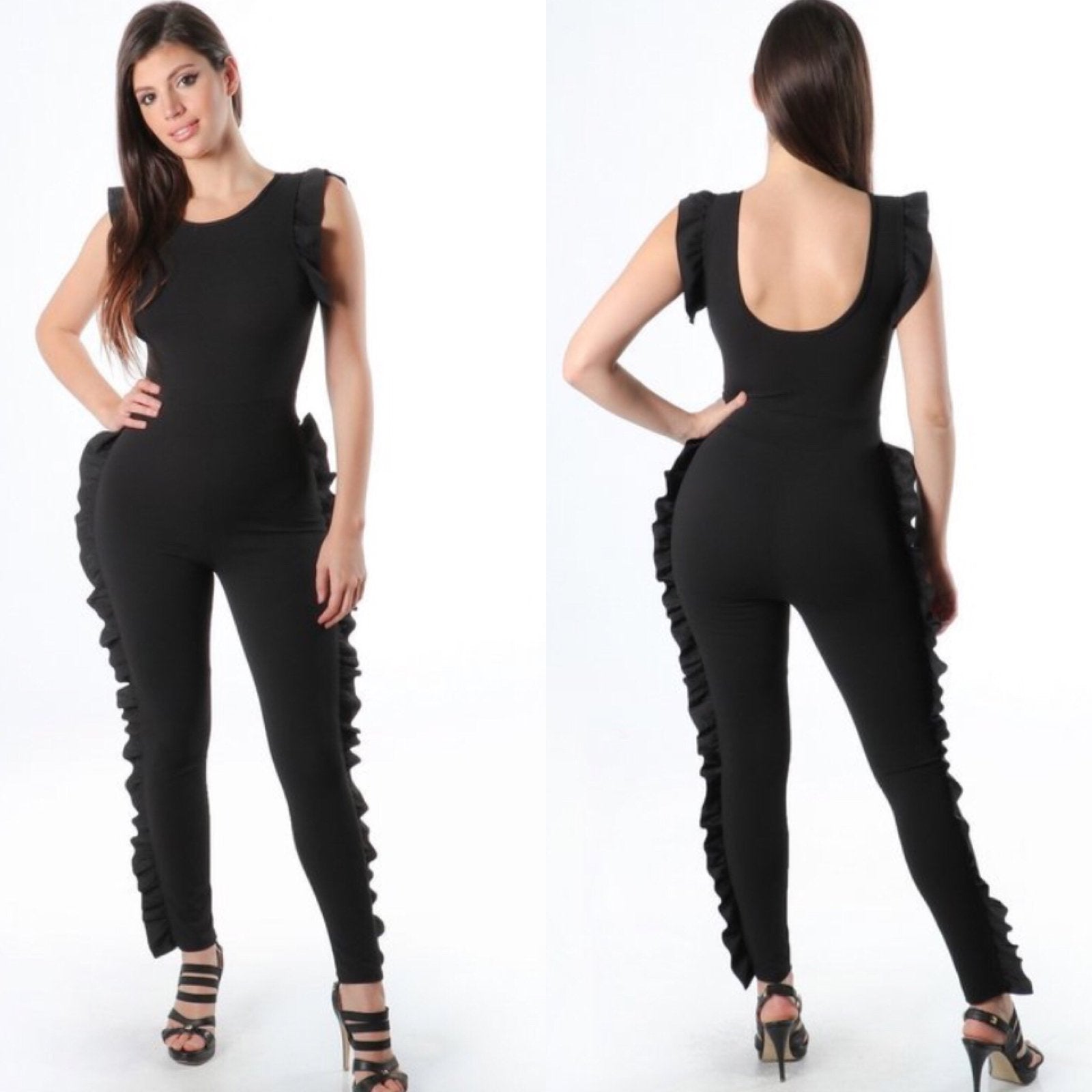 "Ruffled Feathers" Jumpsuit