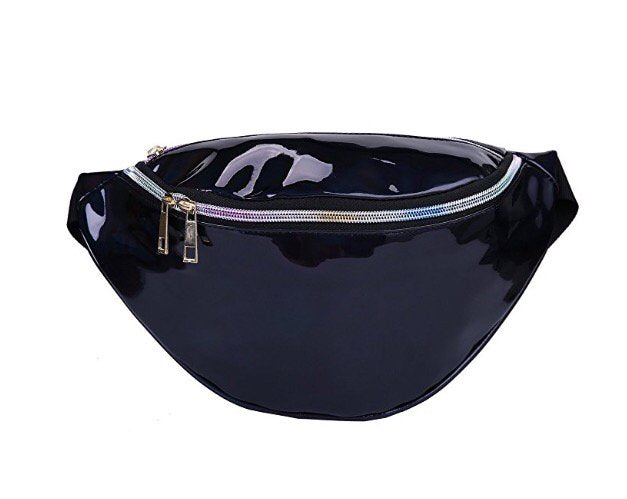 Glitzy Black GIRLEE Fanny Pack
